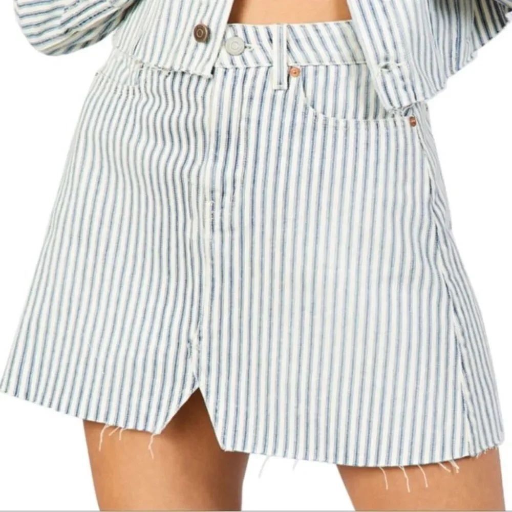 ETICA LUCY A-LINE MINI SKIRT - MALIBU